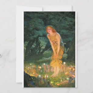 Edward Robert Hughes - Midsummer Eve Card