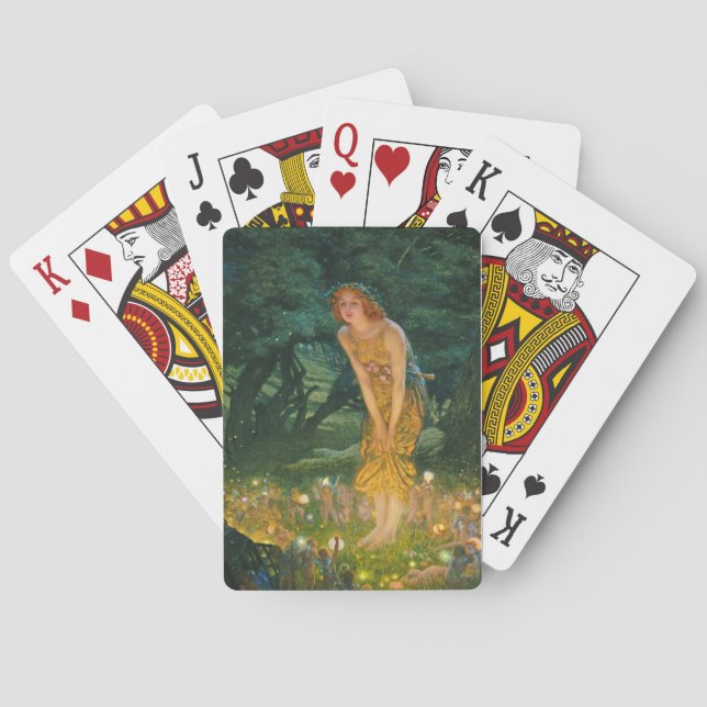 Edward Robert Hughes - Midsummer Eve Playing Cards (Back)