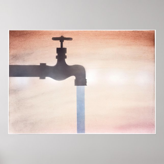 Edward Ruscha - Faucet - Pop Art Poster (Front)