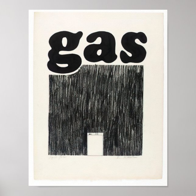 Edward Ruscha - Gas - 1962 Poster (Front)