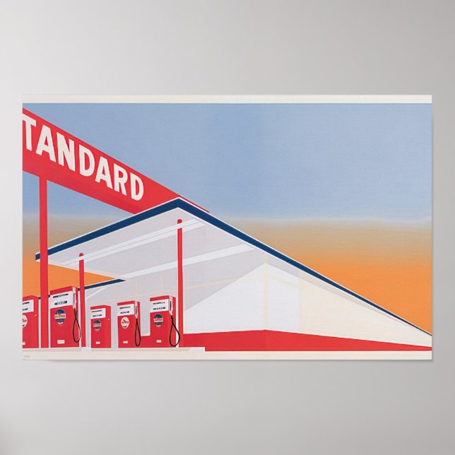 Edward Ruscha - Standard Station - 1966 Poster (Front)