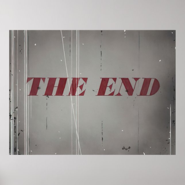 Edward Ruscha - The End - 1997 Poster (Front)