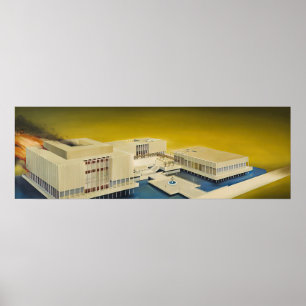 Edward Ruscha - The Los Angeles County Museum on F Poster