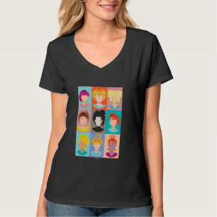 Edward Scissorhands Iconic Haircuts By Edward Retr T-Shirt