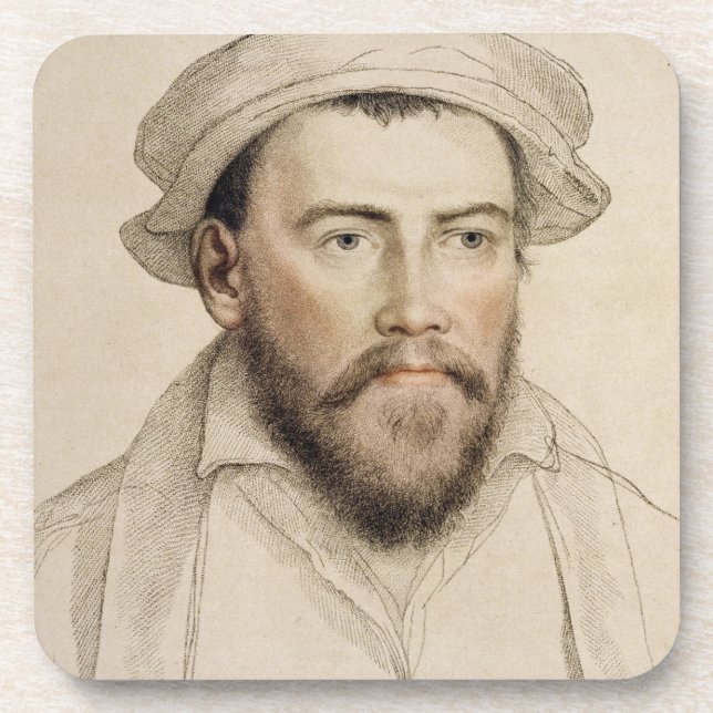 Edward Stanley Earle of Darby (1508-1572) engraved Coaster (Front)
