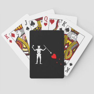 Edward Teach Blackbeard Flag Playing Cards