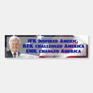 Edward Ted M Kennedy, U.S. Senator Bumper Sticker