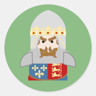 Edward the Black Prince Classic Round Sticker