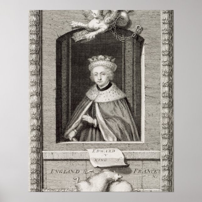 Edward V (1470-83) King of England in 1483, after Poster (Front)