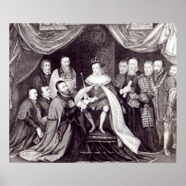 Edward VI Granting the Charter Poster (Front)
