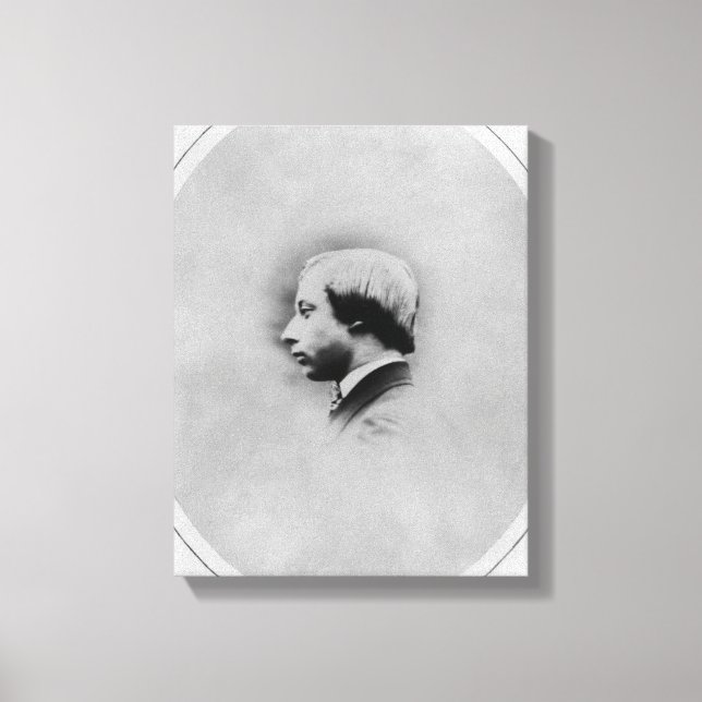 Edward VII, 1860 Canvas Print (Front)