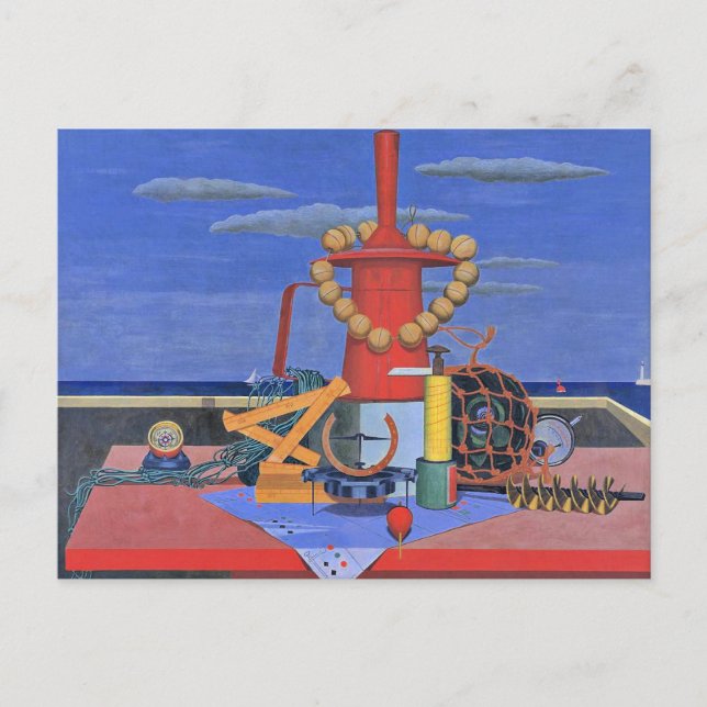 Edward Wadsworth painting, Regalia, Postcard (Front)