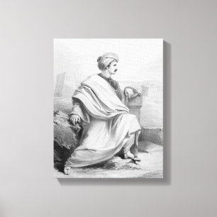 Edward William Lane as 'A Bedouin Arab', 1828 Canvas Print