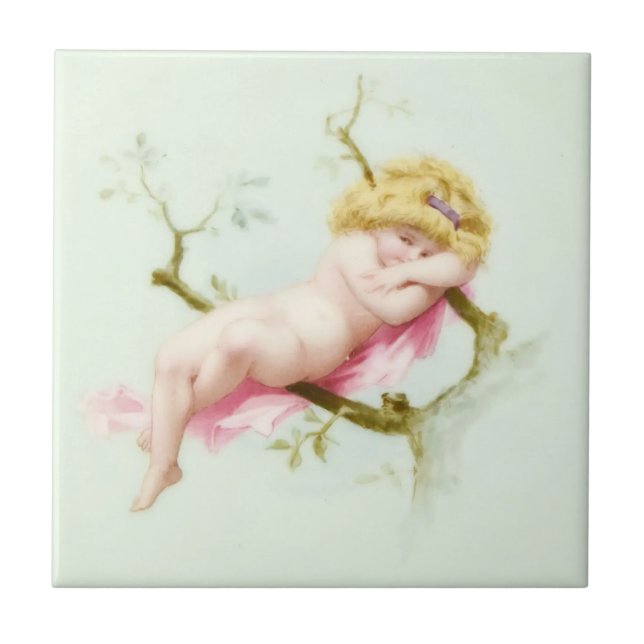 Edwardian Era Angelic BIonde Infant  Tile (Front)