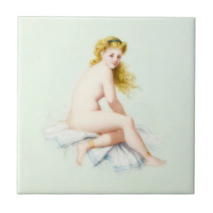 Edwardian Era Blonde Doll Tile