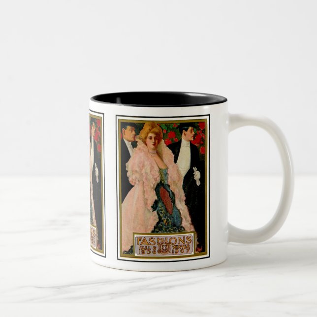 Edwardian Fashions Two-Tone Coffee Mug (Right)