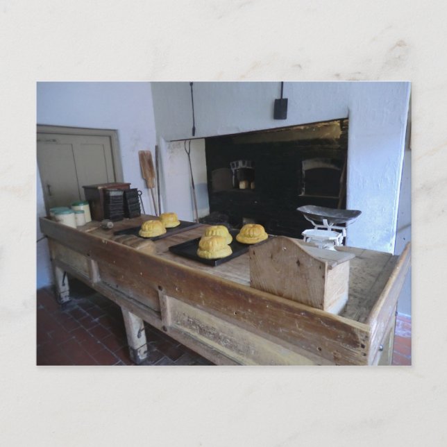 Edwardian Kitchen at Erddig Hall Postcard (Front)
