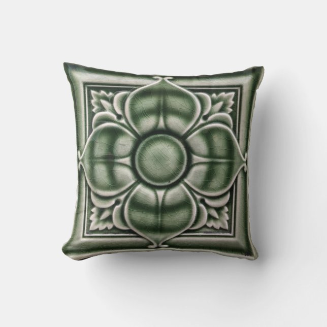 Edwardian Tile cushion (Front)