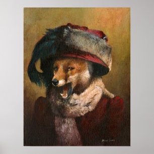 Edwardian Vixen Print