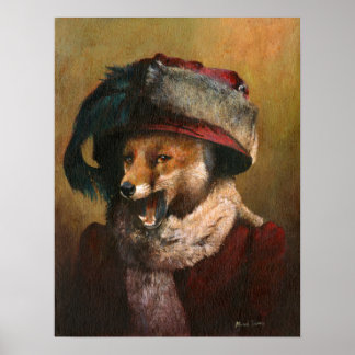 Edwardian Vixen Print