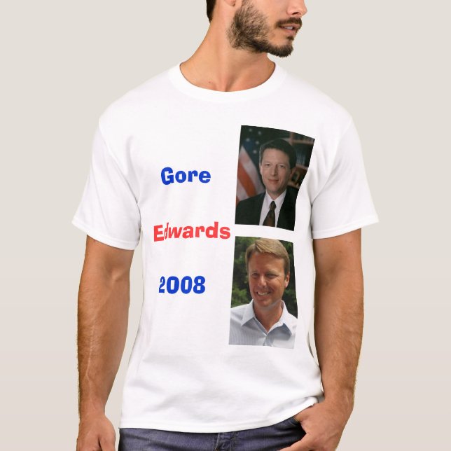 Edwards8, gore, Gore2008, Edwards T-Shirt (Front)