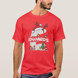 Edwards Christmas Shirt w Edwards Name for funny X