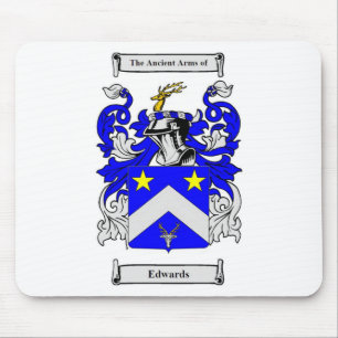 Edwards (English) Coat of Arms Mouse Mat