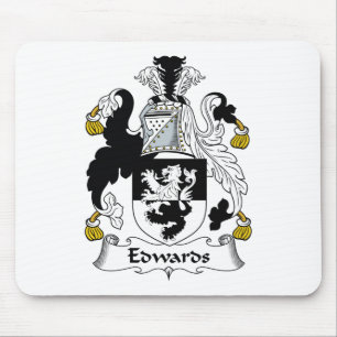 Edwards Family Crest Mouse Mat
