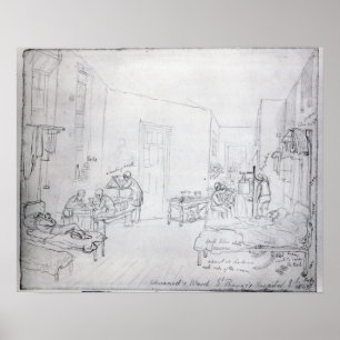 Edward's Ward, St. Thomas's Hospital, London Poster
