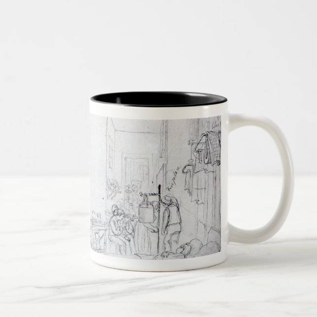 Edward's Ward, St. Thomas's Hospital, London Two-Tone Coffee Mug (Right)
