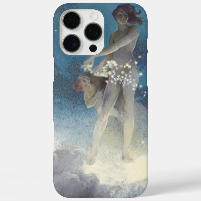 Edwin Blashfield Stars Scattering Art Nouveau Case-Mate iPhone Case (Back)