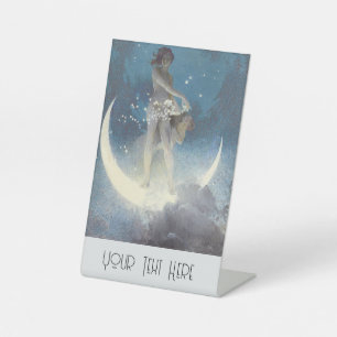 Edwin Blashfield Stars Scattering Art Nouveau Pedestal Sign
