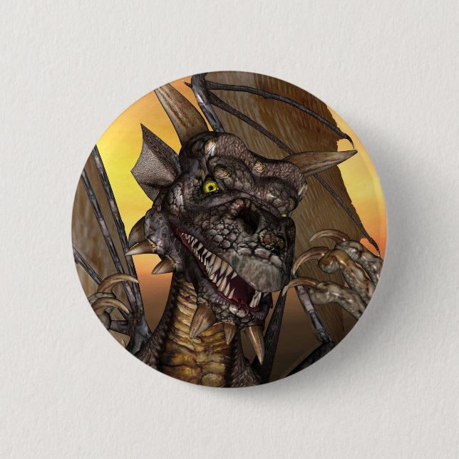 Edwin Dragon  Buttons and Badges (Front)