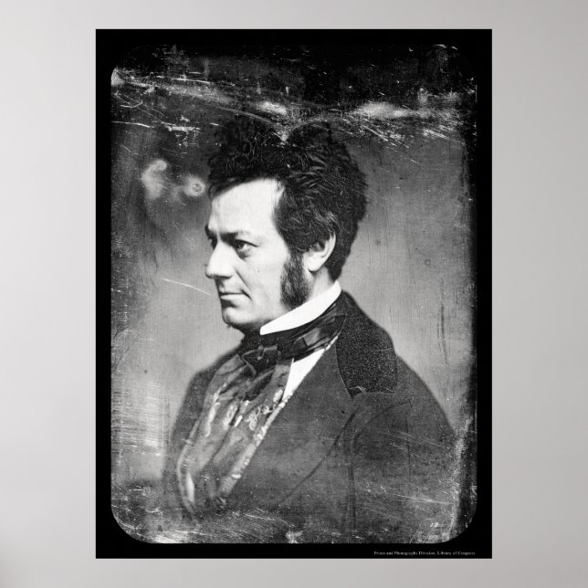 Edwin Forrest Daguerreotype 1852 Poster (Front)