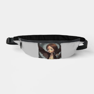 Edwin gothic black bird crow grunge bum bags