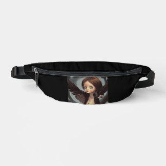 Edwin gothic black bird crow grunge bum bags