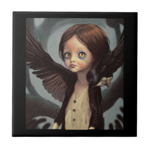 Edwin gothic black crow grunge tile