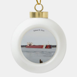 Edwin H. Gott ball or snowflake ornament