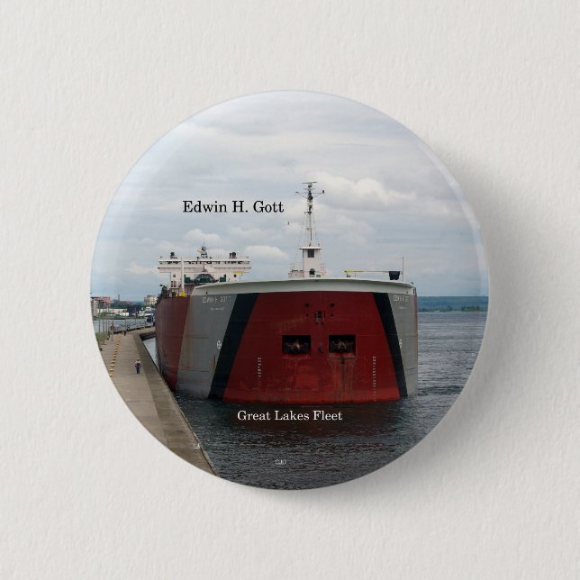 Edwin H. Gott button (Front)