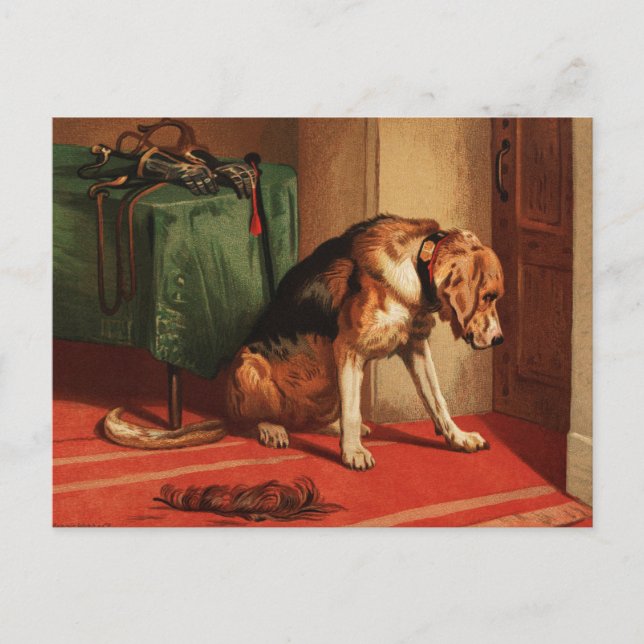 Edwin Henry Landseer | Suspense (1877) Postcard (Front)