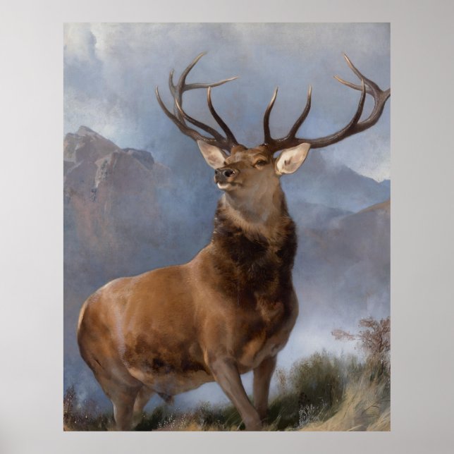 Edwin Henry Landseer | The Monarch of the Glen Poster (Front)