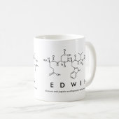 Edwin peptide name mug (Front Right)