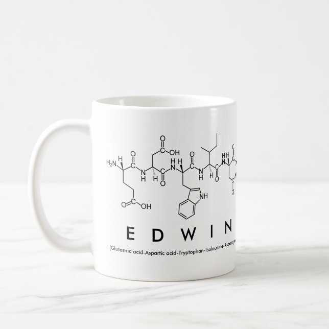 Edwin peptide name mug (Left)