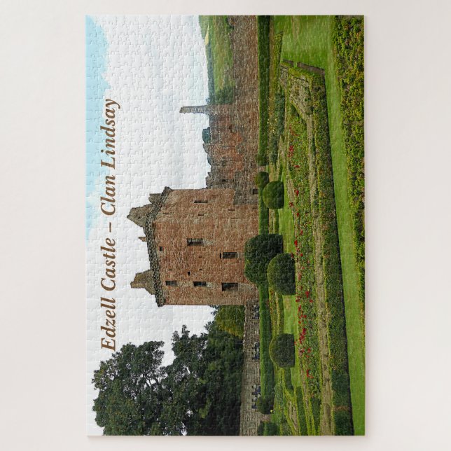 Edzell Castle Scotland – Clan Lindsay Jigsaw Puzzle (Vertical)
