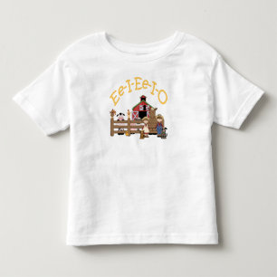 Ee I Ee I O on the Farm Toddler T-Shirt