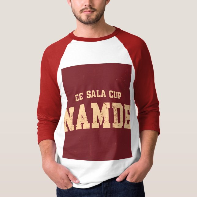 Ee sala cup namde men's t-shirt (Front)
