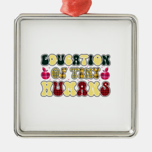 Eeducation Of Tiny Humans Metal Tree Decoration