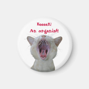 Eeek! An organist! Magnet
