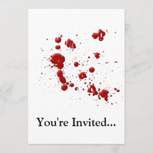 Eeew, is that blood on your invitation