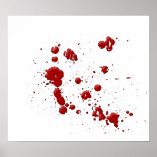 Eeew, is that blood on your poster